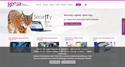 Desktop Screenshot of genua.de
